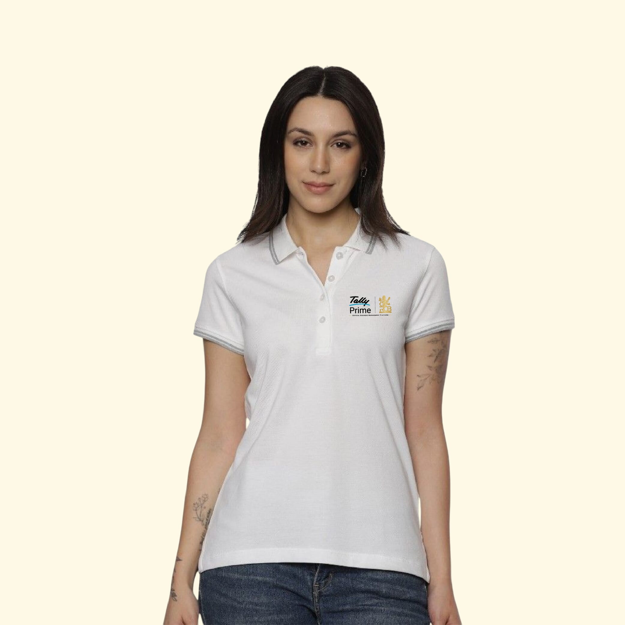 Allen Solly Polo T-shirt Women- White